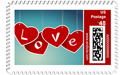 PictureItPostage Valentine’s Day stamp